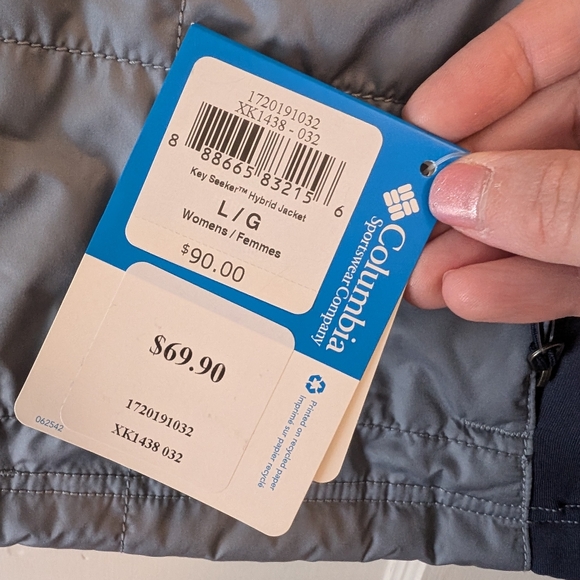Columbia Large Women's Jacket - new, never worn - grey and blue - Picture 2 of 6